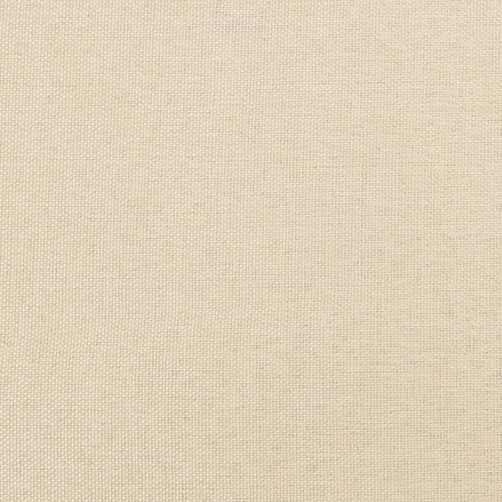 Lovos rėmas su galvūgaliu, kreminės spalvos, 90x190cm, audinys