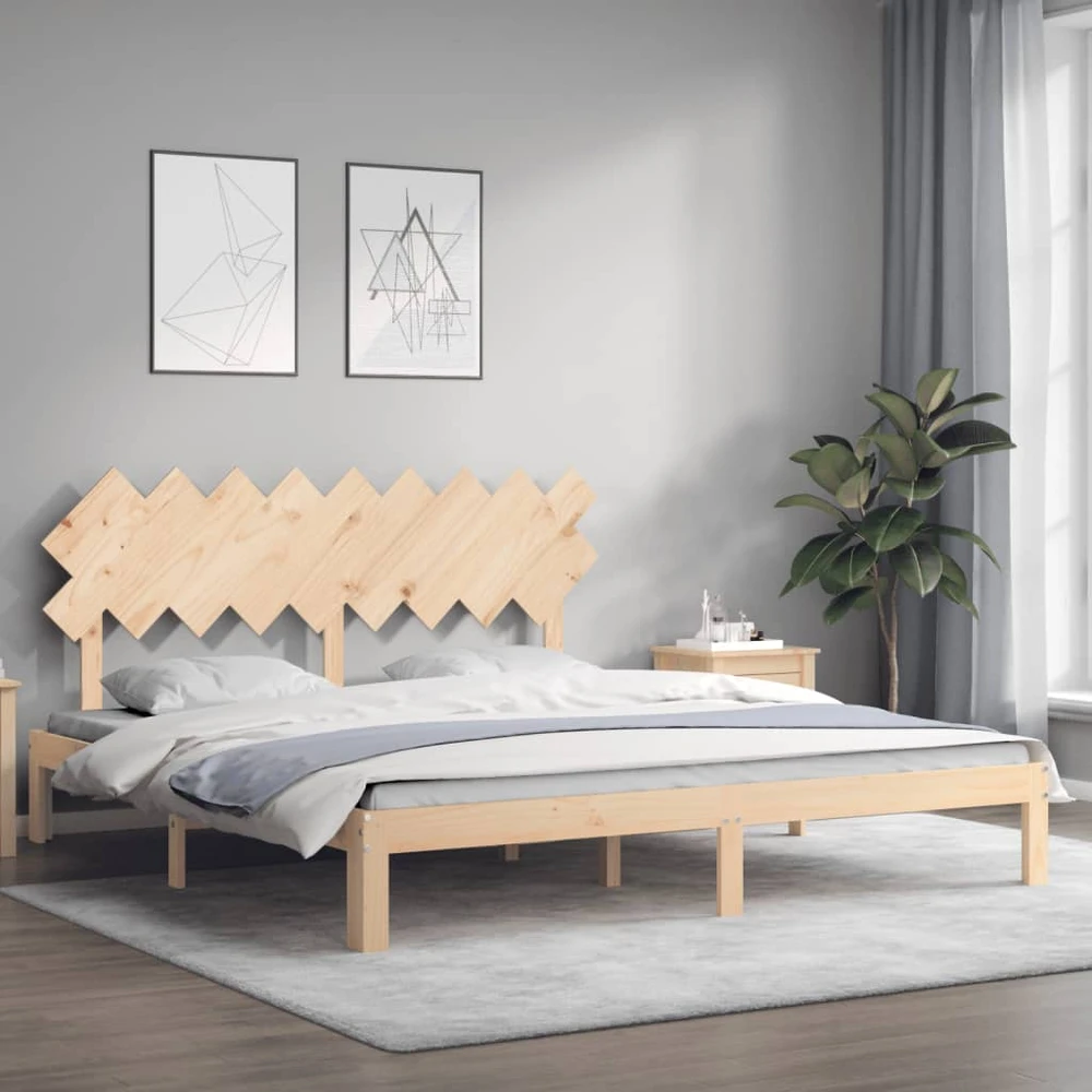 Lova Lovos rėmas su galvūgaliu, medienos masyvas, itin didelis