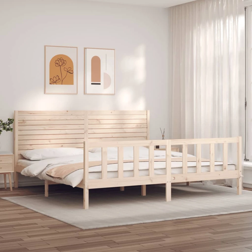 Lova Lovos rėmas su galvūgaliu, medienos masyvas, itin didelis