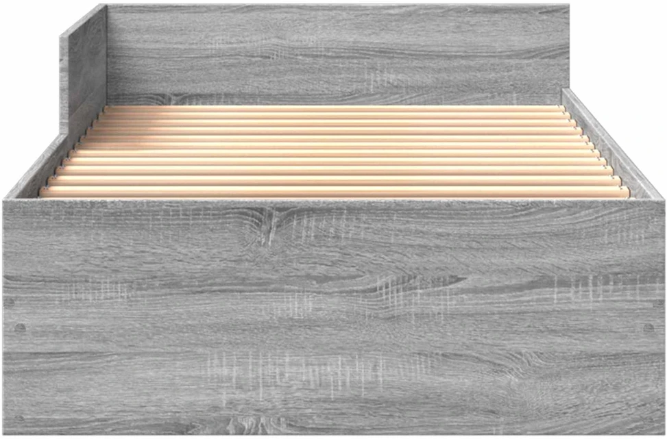 Lova Lovos Rėmas su Galvūgaliu Pilka Sonoma 80 x 200 cm