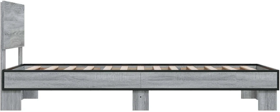 Lova Lovos Rėmas su Galvūgaliu Pilka Sonoma 80 x 200 cm