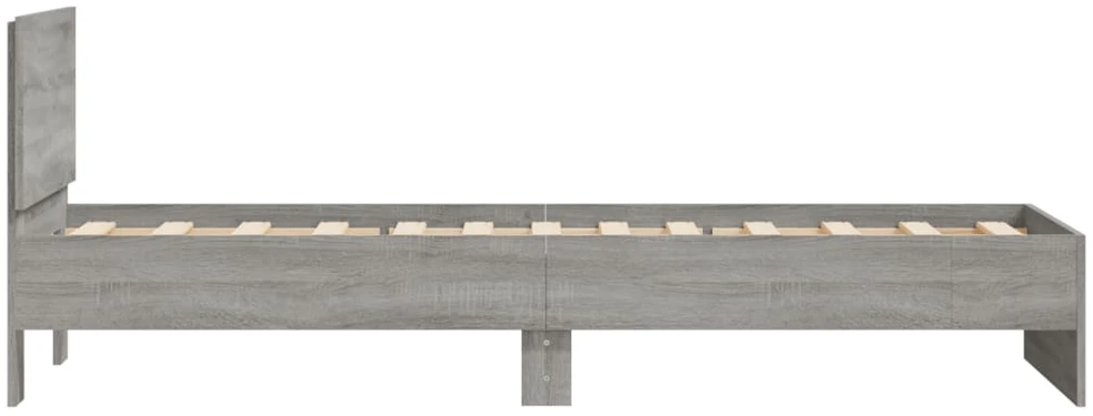 Lovos rėmas su galvūgaliu, pilkas ąžuolo, 75x190cm, mediena