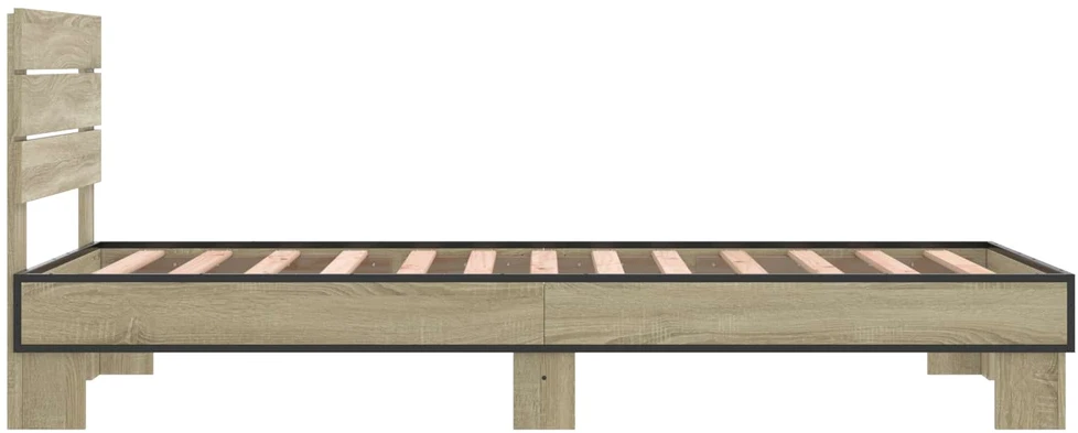 Lova Lovos Rėmas su Galvūgaliu Sonoma ąžuolas 80 x 200 cm