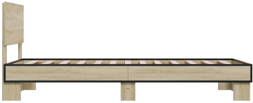 Lova Lovos Rėmas su Galvūgaliu Sonoma ąžuolas 80 x 200 cm