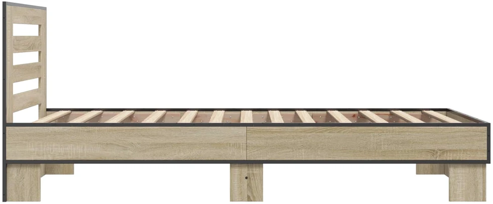 Lova Lovos Rėmas su Galvūgaliu Sonoma ąžuolas 80 x 200 cm