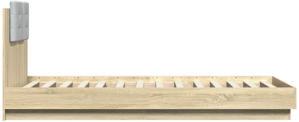 Lova Lovos Rėmas su Galvūgaliu Sonoma ąžuolas 80 x 200 cm
