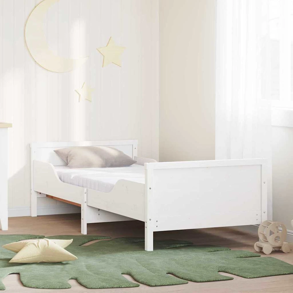 Lova Lovos rėmas su išplečiamu čiužiniu Balta 80 x 200 cm