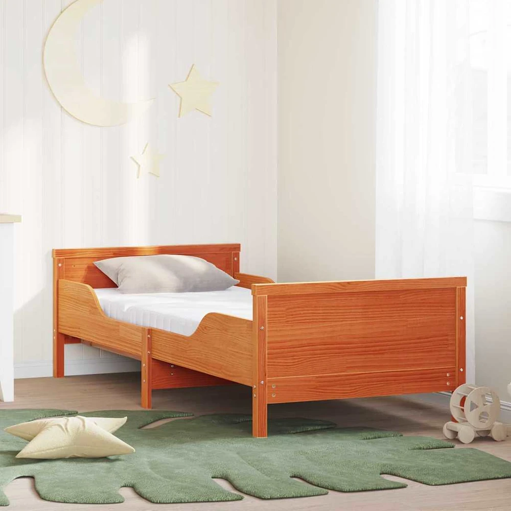 Lova Lovos rėmas su išplečiamu čiužiniu Ruda 80 x 200 cm