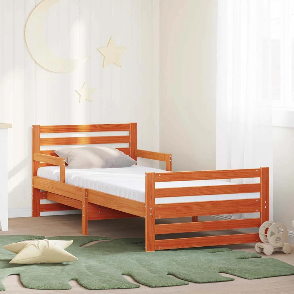 Lova Lovos rėmas su išsiplėčiančiu čiužiniu Ruda 80 x 200 cm