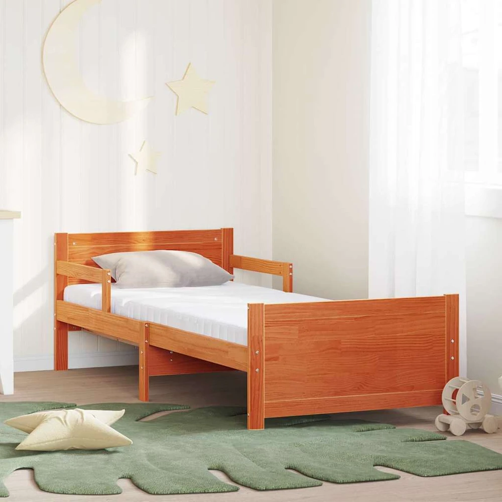 Lova Lovos rėmas su išsiplėčiančiu čiužiniu Ruda 80 x 200 cm