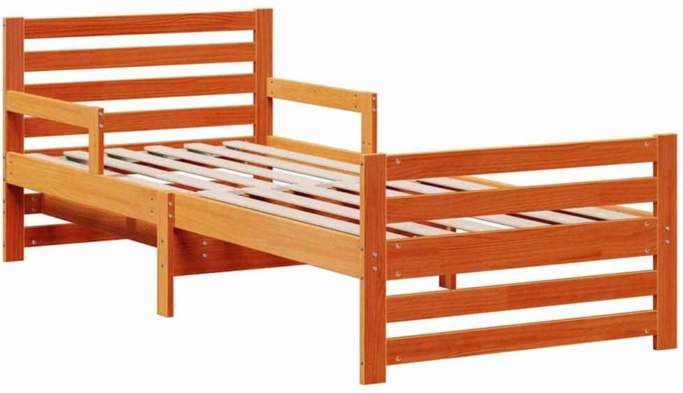 Lova Lovos rėmas su išsiplėčiančiu čiužiniu Ruda 80 x 200 cm