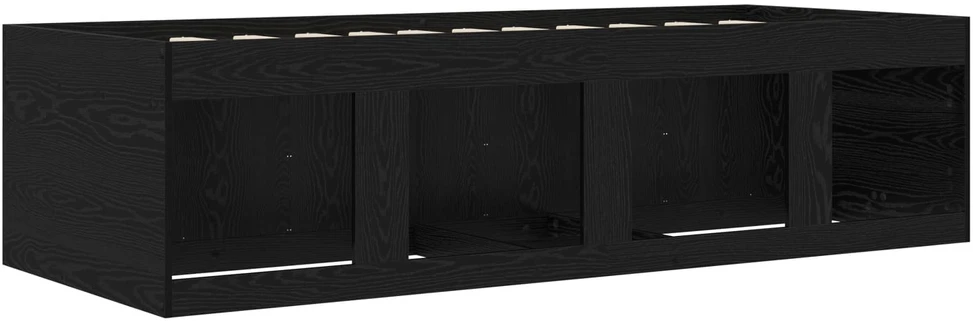 Lova Lovos rėmas su saugojimu su stalčių Juodojo ąžuolo 80 x 200 cm