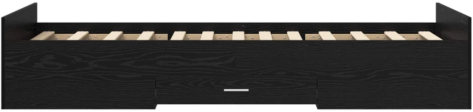 Lova Lovos rėmas su saugojimu su stalčių Juodojo ąžuolo 80 x 200 cm