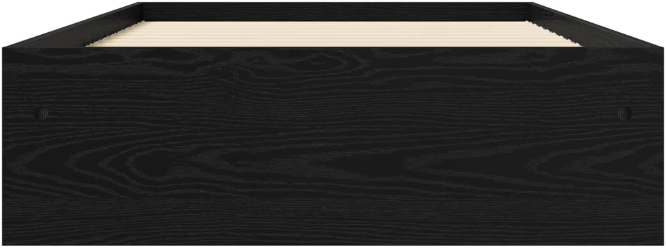 Lova Lovos rėmas su saugojimu su stalčių Juodojo ąžuolo 80 x 200 cm