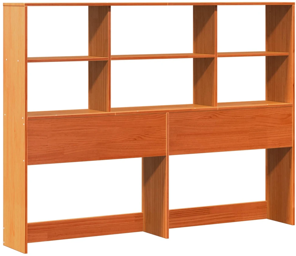 Lovos rėmas su saugykla su lentyna Vaško Ruda 150 x 200 cm