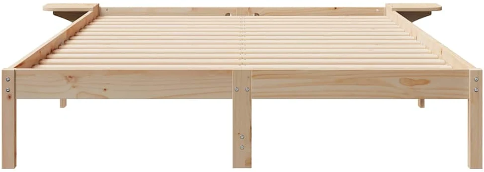 Lova Lovos rėmas su šoninėmis stalelėmis Natūrali 140 x 210 cm
