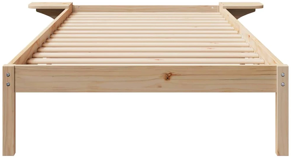 Lova Lovos rėmas su šoninėmis stalelėmis Natūrali 80 x 210 cm