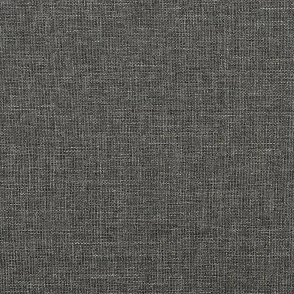 Lovos rėmas be čiužinio, tamsiai pilkas, 200x200cm, audinys