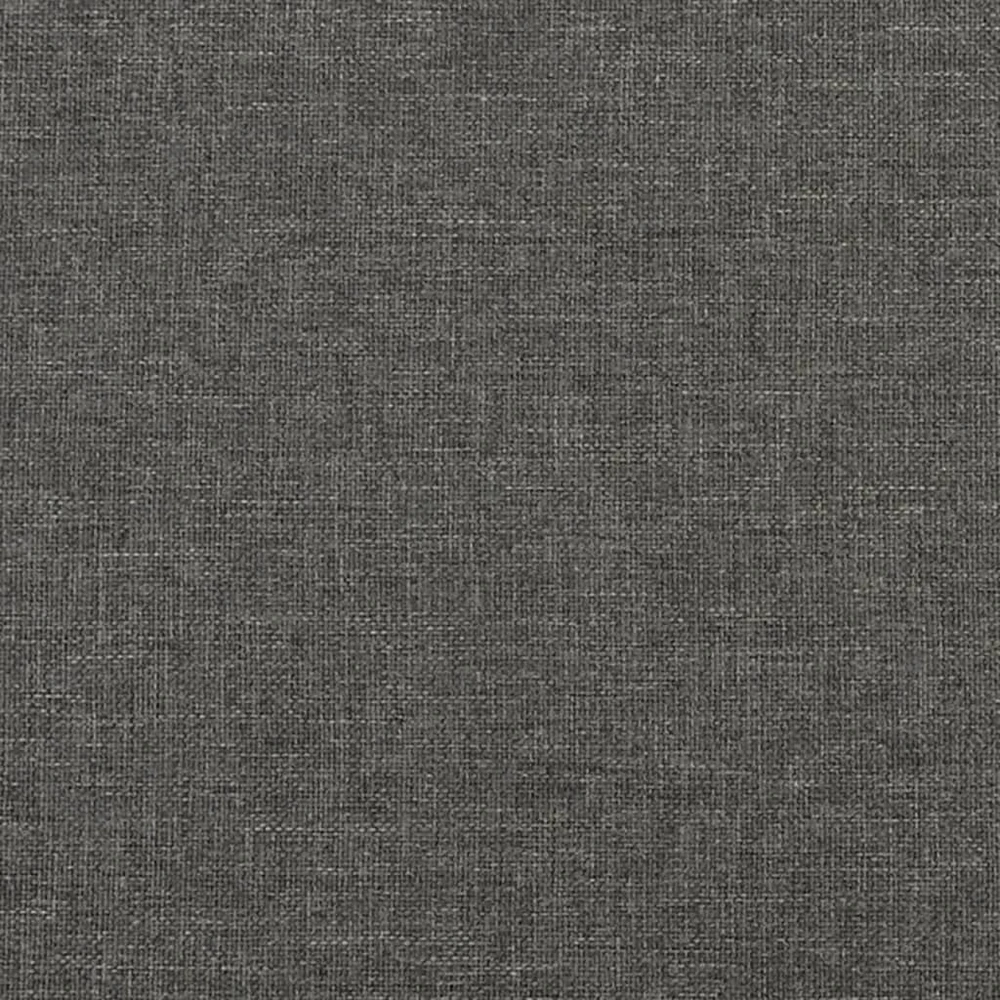 Lovos rėmas be čiužinio, tamsiai pilkas, 200x200cm, audinys