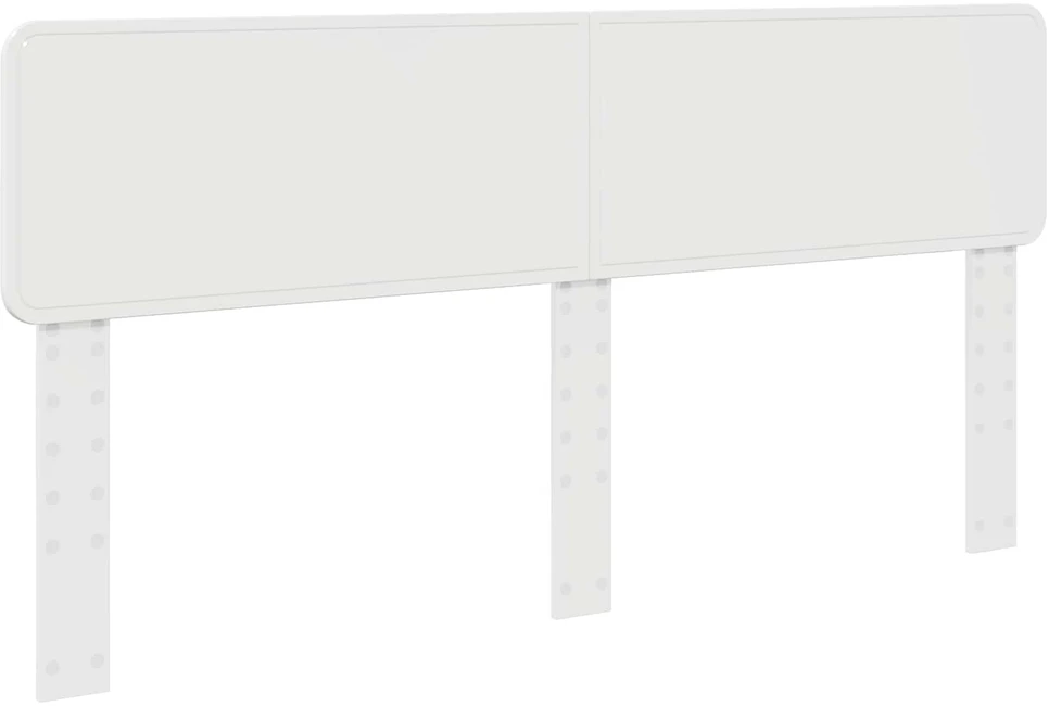 Lovos rėmas su stalčių Balta 180 x 200 cm Dirbtinė mediena