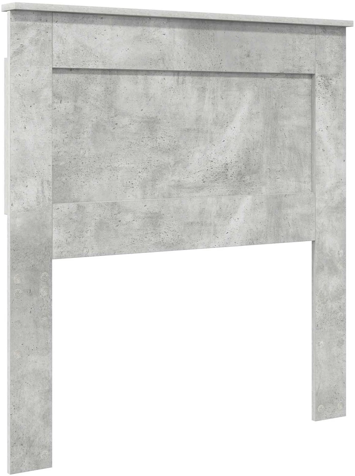 Lova Lovos rėmas su stalčių Betono pilko ir sidabro 75 x 190 cm