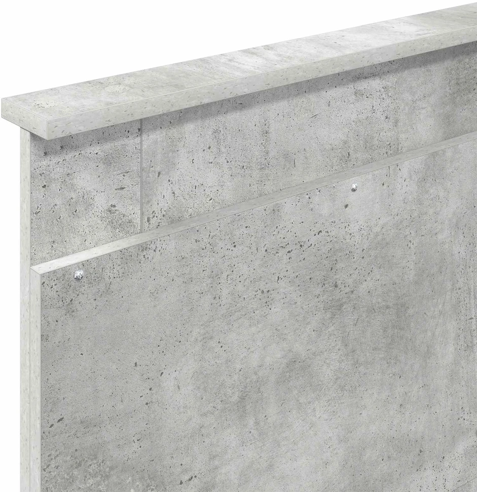 Lova Lovos rėmas Betono pilka 90 x 200 cm Apdirbta mediena