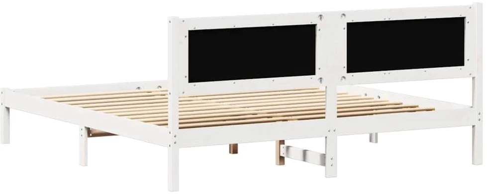 Lovos rėmas Šviesiai pilka 160 x 200 cm Kietos pušies mediena
