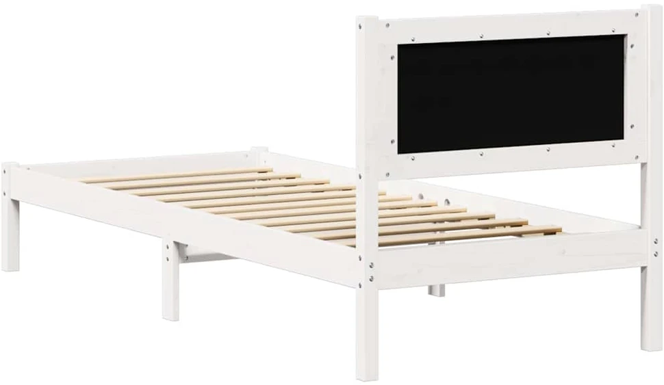 Lova Lovos rėmas Šviesiai pilka 75 x 190 cm Kietos pušies mediena