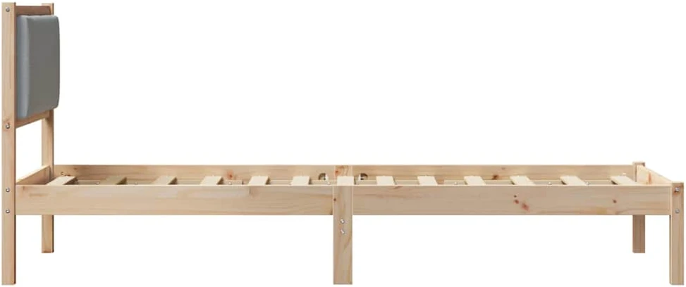 Lova Lovos rėmas Šviesiai pilka 80 x 200 cm Kietos pušies mediena