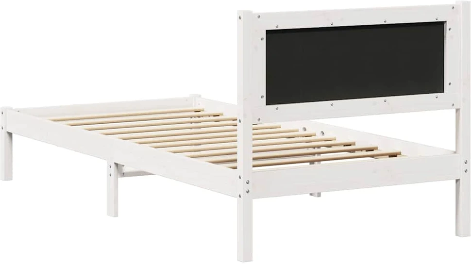 Lova Lovos rėmas Šviesiai pilka 90 x 200 cm Kietos pušies mediena