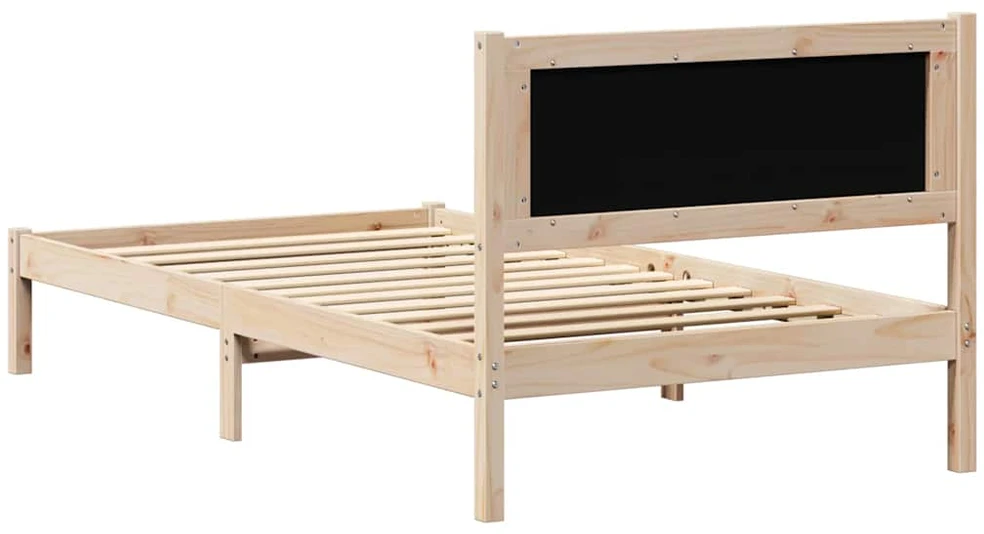 Lova Lovos rėmas Tamsiai pilka 100 x 200 cm Kietos pušies mediena