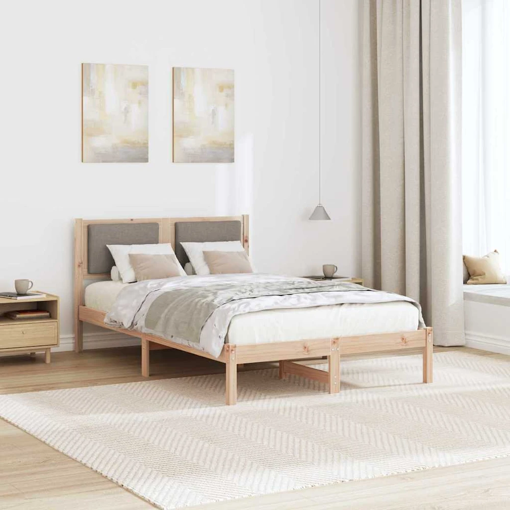 Lova Lovos rėmas Tortora 120 x 190 cm Kietos pušies mediena