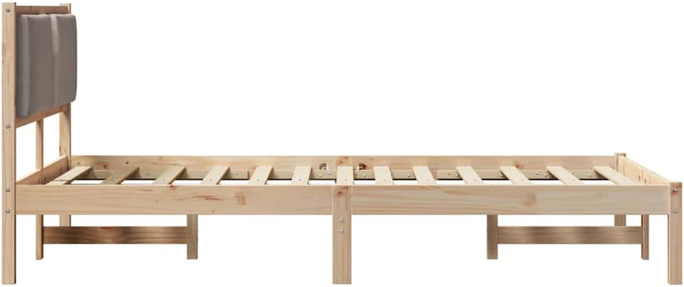 Lova Lovos rėmas Tortora 120 x 200 cm Kietos pušies mediena