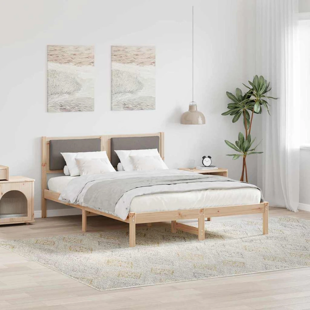 Lovos rėmas Tortora 140 x 200 cm Kietos pušies mediena