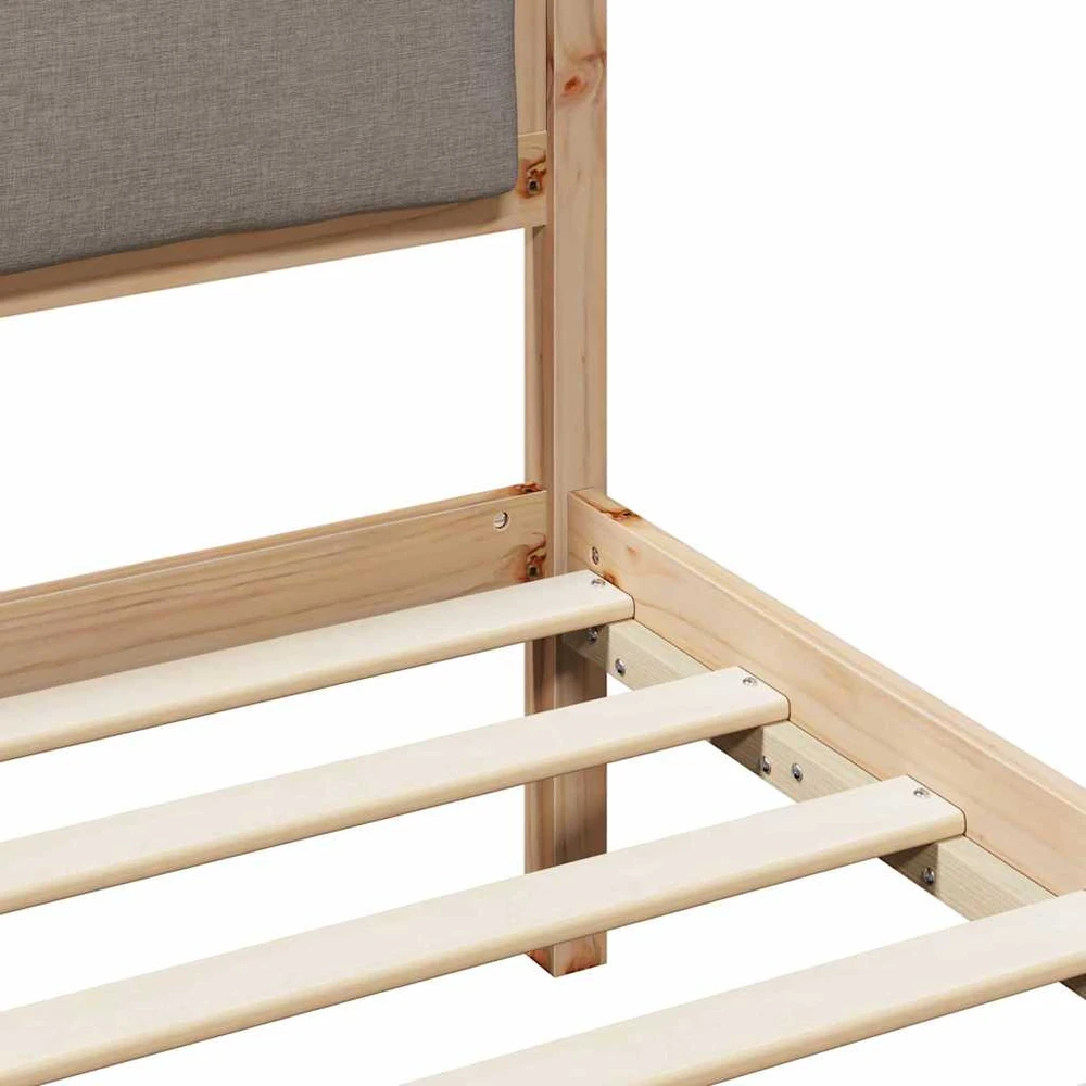 Lovos rėmas Tortora 160 x 200 cm Kietos pušies mediena