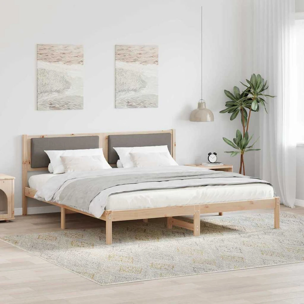 Lovos rėmas Tortora 180 x 200 cm Kietos pušies mediena