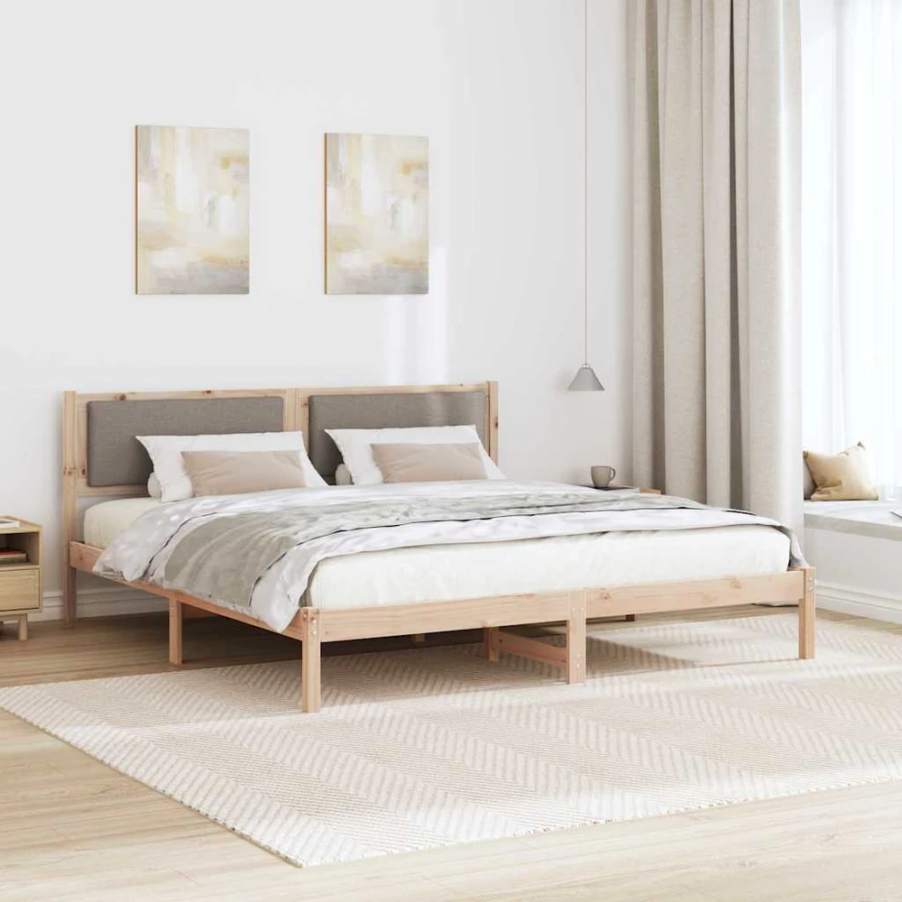 Lovos rėmas Tortora 180 x 200 cm Kietos pušies mediena
