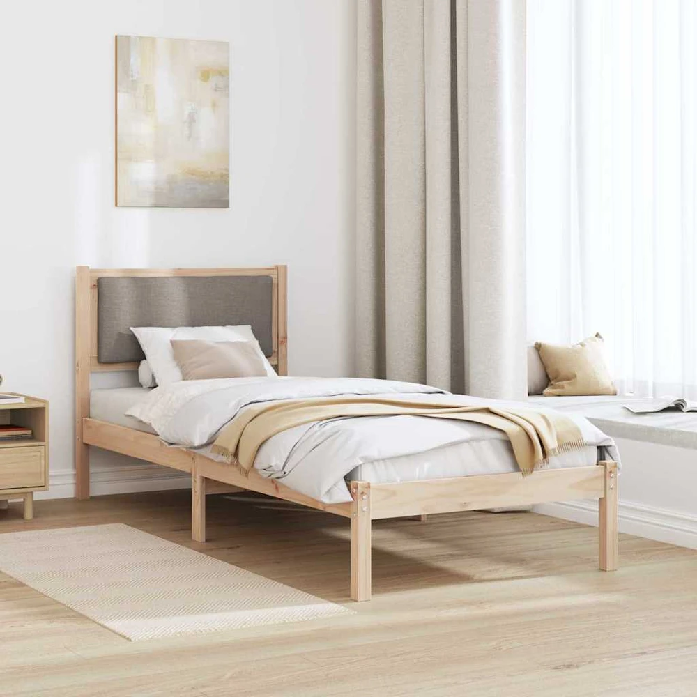 Lova Lovos rėmas Tortora 80 x 200 cm Kietos pušies mediena