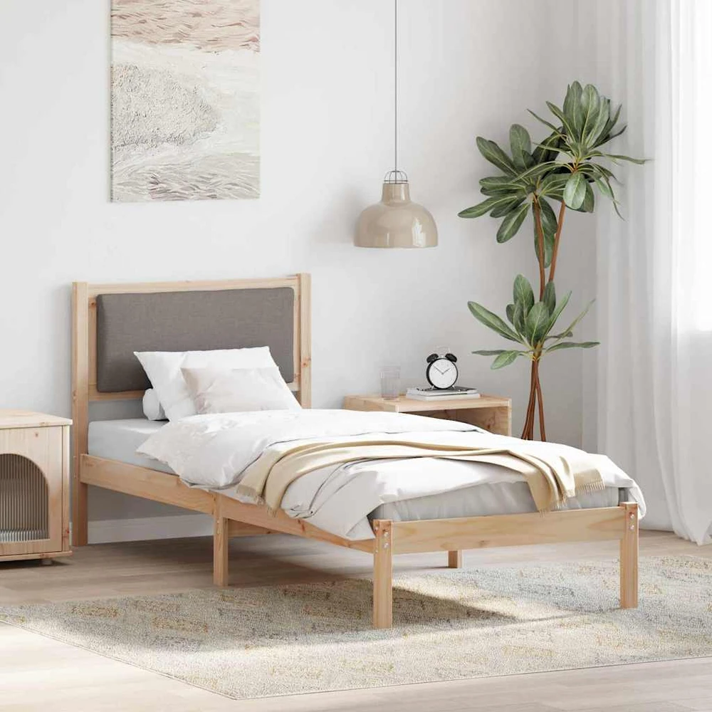Lova Lovos rėmas Tortora 80 x 200 cm Kietos pušies mediena