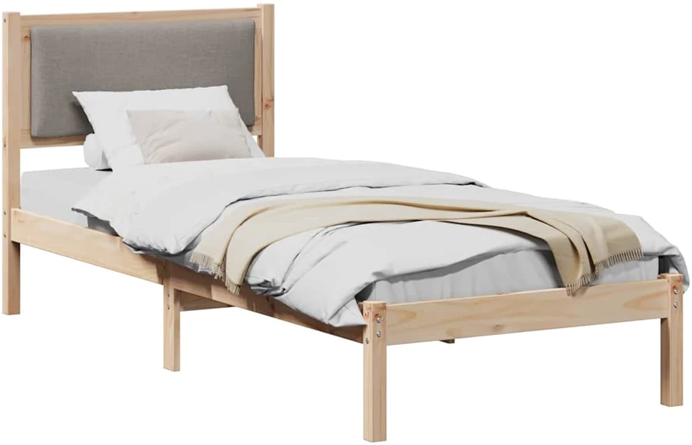 Lova Lovos rėmas Tortora 80 x 200 cm Kietos pušies mediena