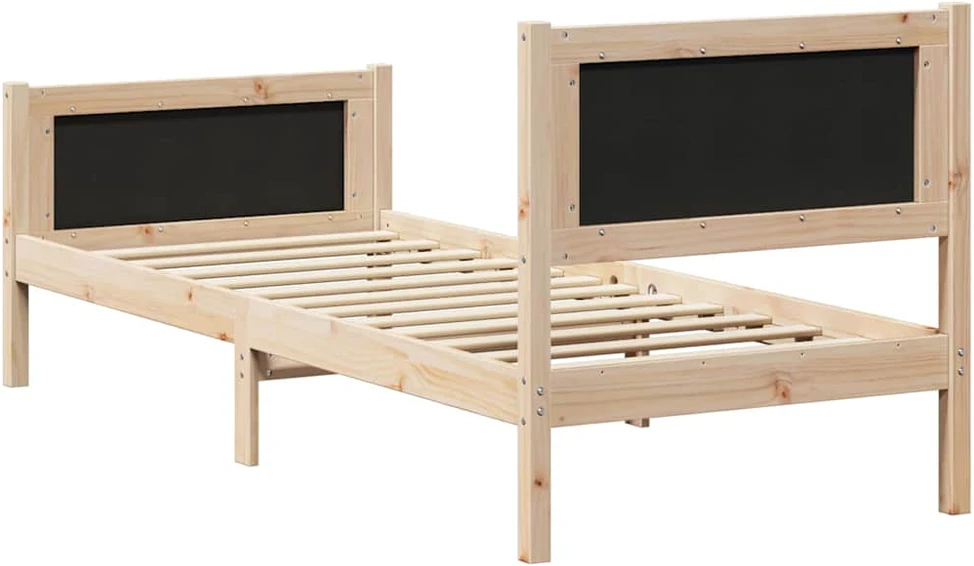 Lova Lovos rėmas Taupe 80 x 200 cm Kietos pušies mediena