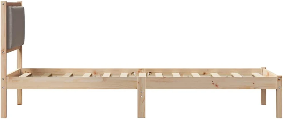 Lova Lovos rėmas Tortora 80 x 200 cm Kietos pušies mediena