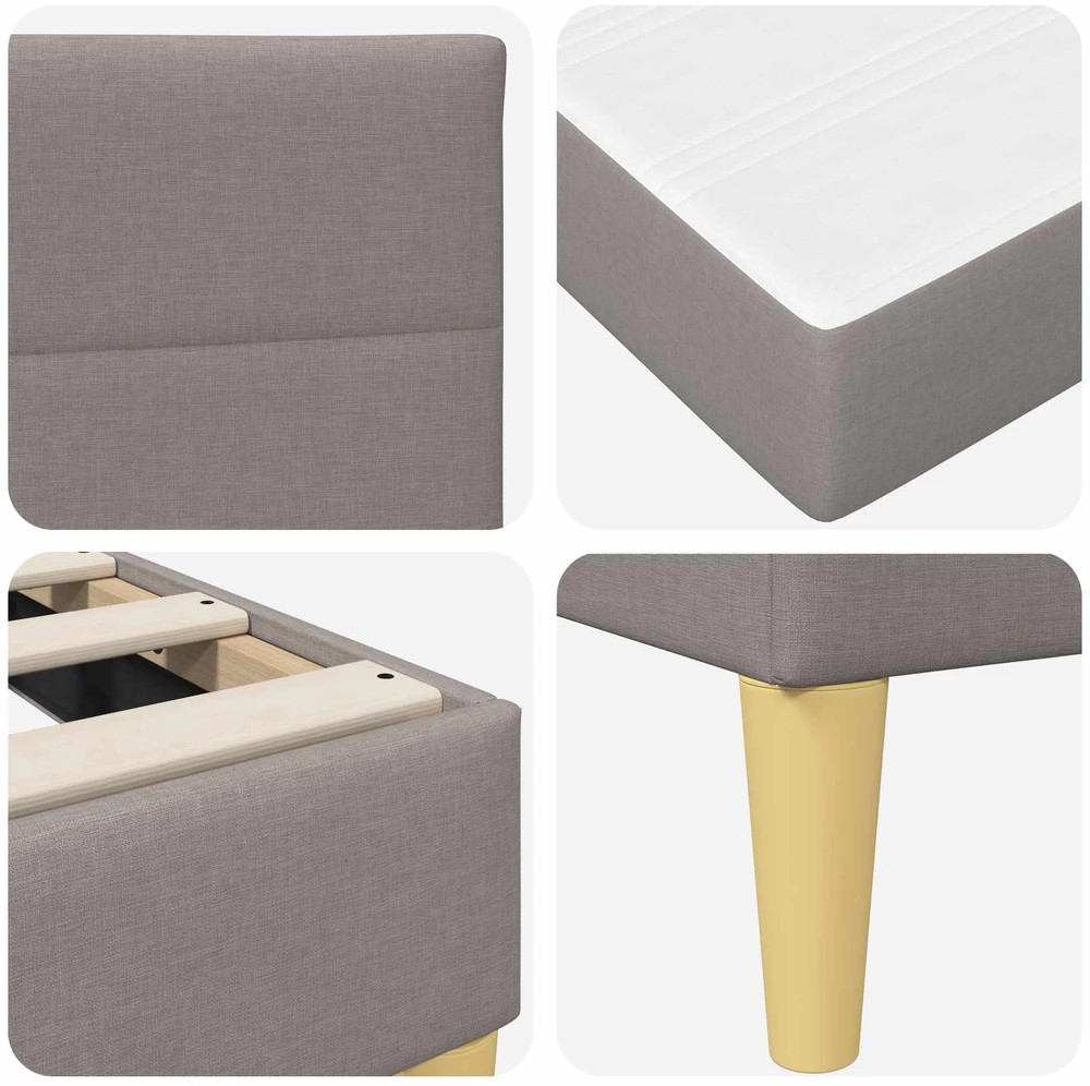 Čiužinys Lovos rėmas 90 x 190 cm Taupe