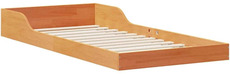 Lova Lovos rėmas Vaško ruda 100 x 210 cm Kietos pušies mediena