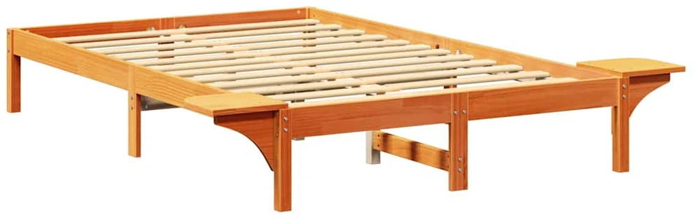 Lovos rėmas Vaško ruda 140 x 190 cm Kietos pušies mediena