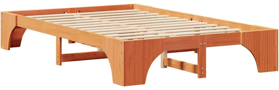 Lovos rėmas Vaško ruda 140 x 190 cm Kietos pušies mediena