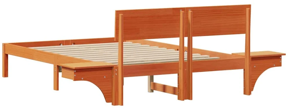 Lovos rėmas Vaško ruda 140 x 190 cm Kietos pušies mediena