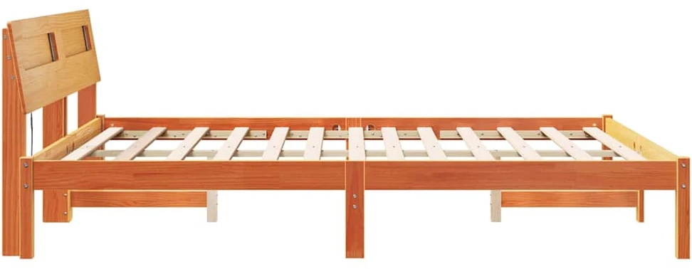Lovos rėmas Vaško ruda 140 x 200 cm Kietos pušies mediena