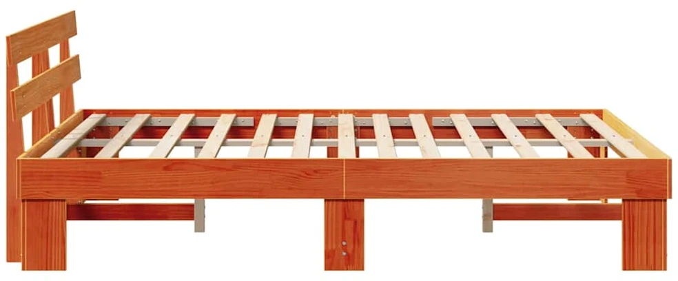 Lovos rėmas Vaško ruda 150 x 200 cm Kietos pušies mediena