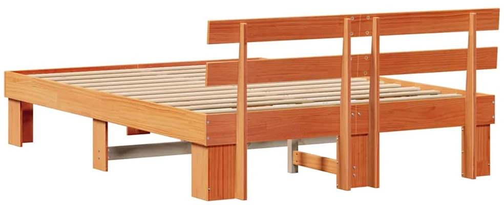 Lovos rėmas Vaško ruda 150 x 200 cm Kietos pušies mediena